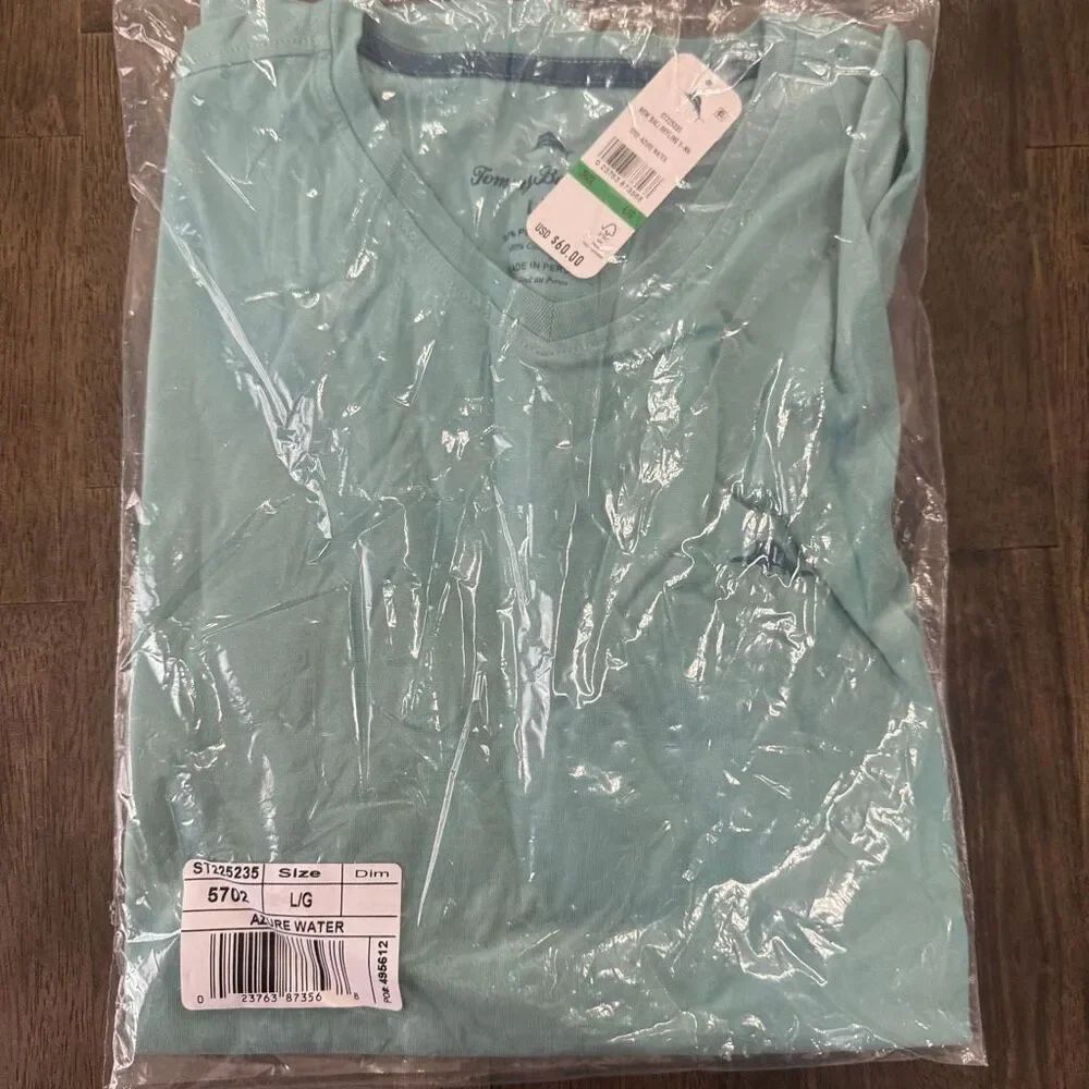 Tommy Bahama NEW BALI SKYLINE V-NK Azure Water